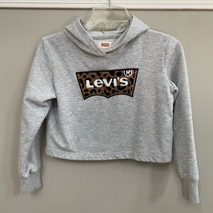 Kids Levi's Fuzzy Cheetah Sweatshirt